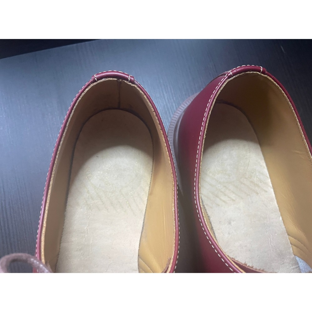 Dr. Martens Unisex Red Leather 1461 Made in England Oxford UK 6 Indie Academia - Picture 7 of 8